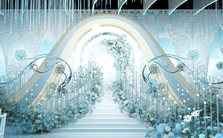 江阳釡香烙馍村水晶厅效果展示